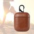 Genuine Leather Anti drop Shockproof Protective Case for Apple AirPod Earphone