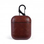 Genuine Leather Anti drop Shockproof Protective Case for Apple AirPod Earphone