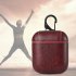 Genuine Leather Anti drop Shockproof Protective Case for Apple AirPod Earphone