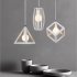 Geometrical White Iron Art Lampshade for Restaurant Lighting E27 110 220V  No Bulb MDG5