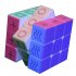 Geometry Magic Cube 3x3x3 Blind Braille Fingerprint Speed Puzzle Cube 3D Relief Educational Toys for Children