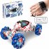 Gesture Induction Double sided Twisting Car Four wheel Drive Remote Control Car 1825 10 watch induction double sided car  red  1 12