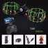 Gesture Remote Control Quadcopter Real time Aerial Mobile Phone Remote Control Tumbling Fixed High Combat Drone Green 720P aerial version