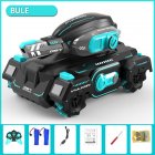 Gesture Sensing Water-bomb Rc Car Children Remote Control Tank Toy Off-road Four-wheel Drive Remote Control Car Blue 2 batteries Single RC