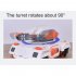 Gesture Sensing Water bomb Rc Car Children Remote Control Tank Toy Off road Four wheel Drive Remote Control Car Orange 1 battery Dual RC