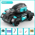 Gesture Sensing Water-bomb Rc Car Children Remote Control Tank Toy Off-road Four-wheel Drive Remote Control Car Blue 3 batteries Single RC