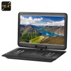 Get great entertainment on the go with the 16 4 inch portable region free DVD player