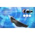 Get immersed in a movie or game with the 3D Portable Video Glasses  displaying your media on a 98 inch virtual screen 