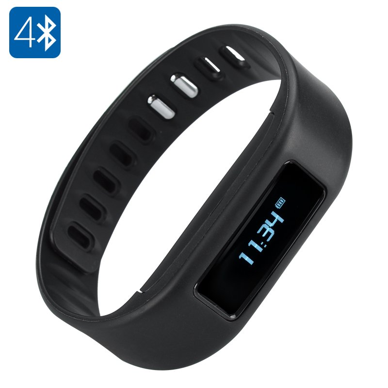 Bluetooth 4.0 Smart Wristband (Black)