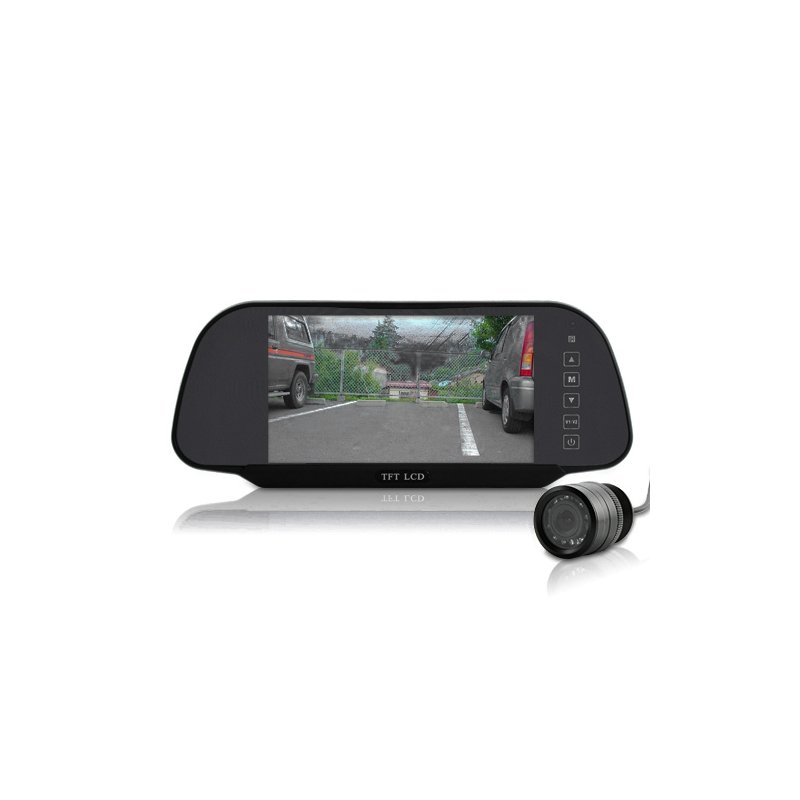 7 Inch Rear View Mirror + Rear View Camera