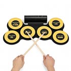 Get this electronic drum that offers a self recording function  It comes with a pedal expansion and an audio input interface for realistic sound  
