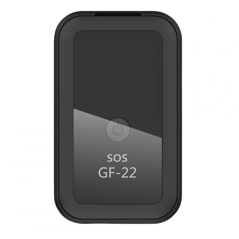 Gf22 Locator Anti-lost Tracer Device Wireless Anti-theft Mini GPS Tracker Black
