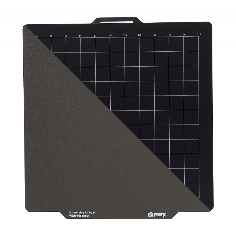 276 x 258mm Janus Pet Steel Plate 3d Printer Heated Bed Accessories Carbon Fiber Flexible Steel Build Plate 