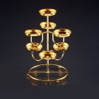 Ghee Lotus Candle Holder Candlestick Home Candelabra Tabletop Decoracion 3 layers 7holder