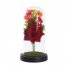 Gift For Girlfriend Simulation Rose Sunflower Glass Cover Creative Decoration Gift For Valentine s Day Gift roses