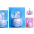 Gifts Snow Ball Music Box Princess Castle Shape Toy for Girls Birthday Valentine Gift Blue castle Large