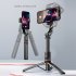 Gimbal Stabilizer  Selfie Stick Tripod  Phone Extendable Selfie Stick Tripod  Live Broacast Stand Holder Tripod  With Remote Tripod For Live Vlogging  Streaming