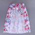 Girl Stylish Clothes Set Black T shirt   Flower Shorts   Dovetail Skirt Gift Summer Wear 3PCS Set