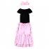 Girl Trendy Clothes Set Off shoulder T shirt   Shorts   Dovetail Skirt   Hairband Gift Summer Wear 4PCS Set