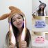 Girl Women Cute Funny Cartoon Hat with Moving Ears for Summer