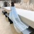 Girls Aisha Princess Dress Cute Puff Sleeve Mesh Lace Dress For Children Day Performance Blue  with cloak  140cm