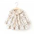 Girls Long Sleeves Dress Elegant Cute Floral Printing Cotton Princess Dress For 0 4 Years Old Children pink HEIGHT 80CM