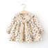 Girls Long Sleeves Dress Elegant Cute Floral Printing Cotton Princess Dress For 0 4 Years Old Children pink HEIGHT 80CM