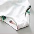Girls One piece Swimsuit Cute Hawaiian Printing Sleeveless Quick drying Swimwear For 2 7 Years Old Kids White 5 6 years L