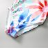 Girls Sleeveless Swimsuit Summer Sweet Floral Printing One piece Beach Bathing Sui For 3 8 Years Old Kids ink flower 6 7years L