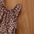 Girls Sleeveless Swimwear Trendy Leopard Printing One piece Mesh Skirt Breathable Swimsuit For 6m 5y Children 215003 4 5Y 6T