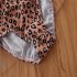 Girls Sleeveless Swimwear Trendy Leopard Printing One piece Mesh Skirt Breathable Swimsuit For 6m 5y Children 215003 4 5Y 6T