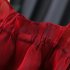 Girls Summer Sleeveless Dress Fashion Bowknot Princess Cute Sling Mesh Dress For 1 3 Years Old Children red CM  80