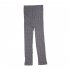 Girls Thickened Warm Soft Velvet Leggings High Elasticity Solid Color Knitting Pants Trousers