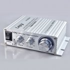 Mini Power Amplifier LP 2020A Digital Amplifier Class D High Quality Amplifier Silver + European standard 12V3A power supply