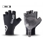 Giyo Cycle Half  finger Gloves Bicycle Race Gloves Of Bicycle Mtb Road Glove black XL