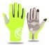 Giyo Cycling Full Finger Gloves Touch Screen Anti slip Bicycle Bicicleta Road Bike Long Glove Fluorescent yellow XL