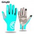 Giyo Cycling Full Finger Gloves Touch Screen Anti slip Bicycle Bicicleta Road Bike Long Glove Light blue XL