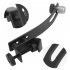 Gj03 Drum Microphone Clip Adjustable Mounting Holder Microphone Clip Portable Universal Shockproof Clamp black