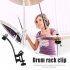 Gj03 Drum Microphone Clip Adjustable Mounting Holder Microphone Clip Portable Universal Shockproof Clamp black