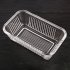 Glass Butter Dish With Lid Fancy Butter Stick Holder Rectangular Cheese Dessert Cake Tray Butter Stick Keeper Tray Vintage Style Butter Container Transparent Bu