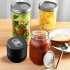 Glass Jar Vacuum Sealer Set Electric Jar Vacuum Sealer One Touch Sealing Machine Portable Jar Vacuum Sealer White