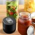 Glass Jar Vacuum Sealer Set Electric Jar Vacuum Sealer One Touch Sealing Machine Portable Jar Vacuum Sealer White