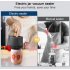 Glass Jar Vacuum Sealer Set Electric Jar Vacuum Sealer One Touch Sealing Machine Portable Jar Vacuum Sealer White
