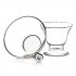 Glass Tea Strainers with Handle Glass Colander Tea Filter Kung Fu tea accessories