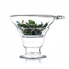 Glass Tea Strainers with Handle Glass Colander Tea Filter Kung Fu tea accessories