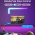 Glide LED Wall Lights Music Wall Lights Strip Lamp Dynamic Multi color Lighting Effects RGB Dimmable LED Sconces Wall Lighting Indoor For Bedroom Kids Room 12V 