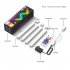 Glide LED Wall Lights Music Wall Lights Strip Lamp Dynamic Multi color Lighting Effects RGB Dimmable LED Sconces Wall Lighting Indoor For Bedroom Kids Room 12V 