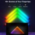 Glide LED Wall Lights Music Wall Lights Strip Lamp Dynamic Multi color Lighting Effects RGB Dimmable LED Sconces Wall Lighting Indoor For Bedroom Kids Room 12V 