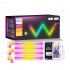 Glide LED Wall Lights Music Wall Lights Strip Lamp Dynamic Multi color Lighting Effects RGB Dimmable LED Sconces Wall Lighting Indoor For Bedroom Kids Room 12V 