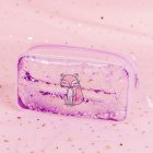 Glitter Pencil Case Paillette Drift Sand Transparent Pen Holder Large Capacity for Students